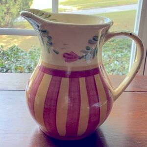 Southern Living at Home Hand Painted Pitcher